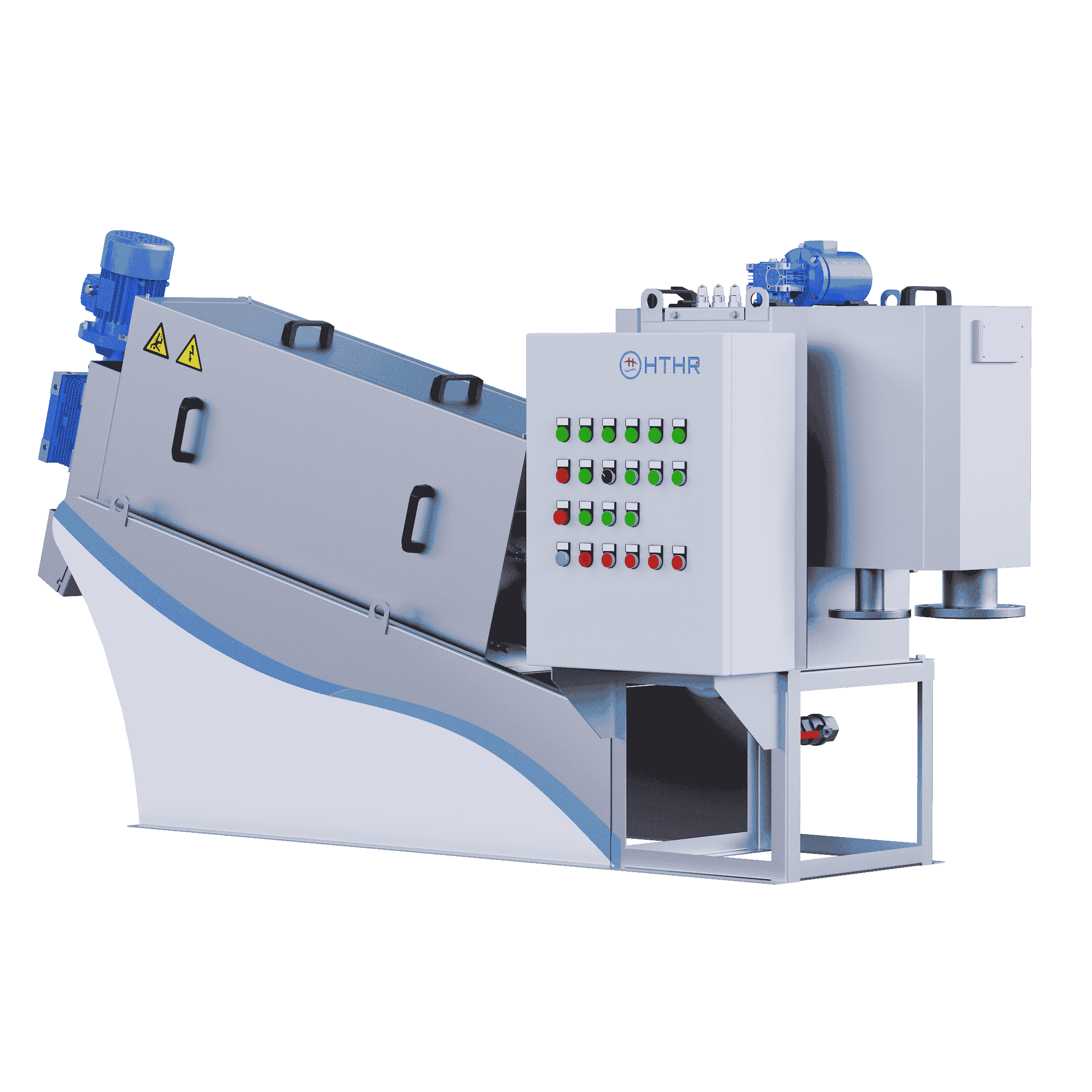 Comparison of sludge dewatering equipment: stacking screw machine vs. plate and frame filter press, which is more efficient?